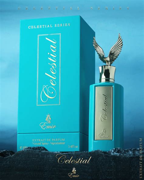 Oud Celestial the scent of the starry night sky, is composed of a savory and oriental wood base. . Celestial perfume the fragrance house